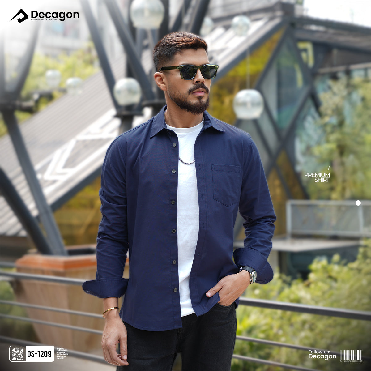 Casual Solid Shirt for Men