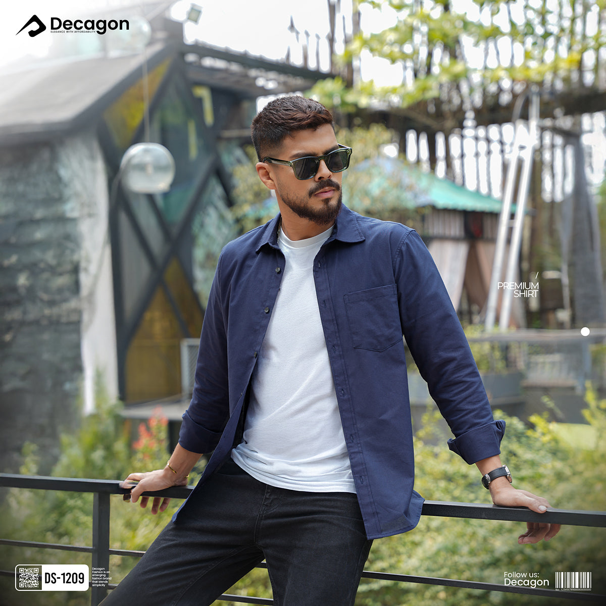 Casual Solid Shirt for Men